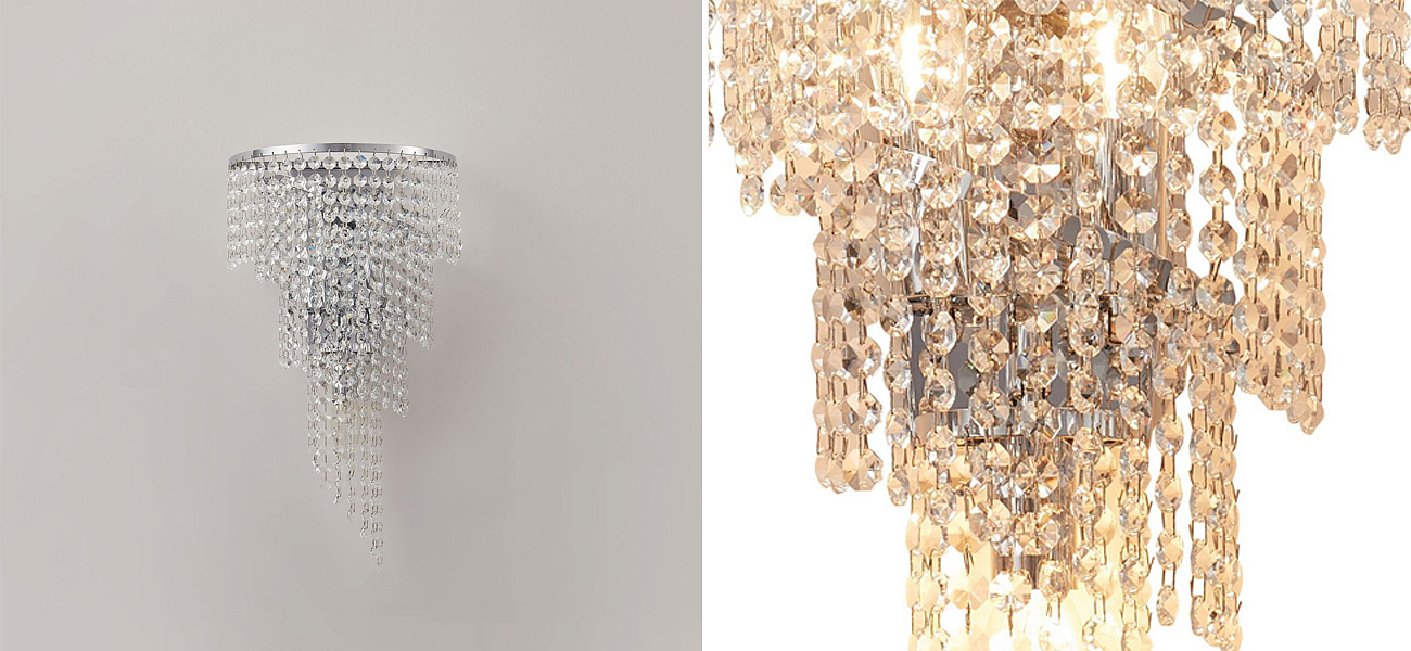 Хрустальное бра Crystal Art Хрустальное бра Crystal Art - Loft-Concept в Костроме