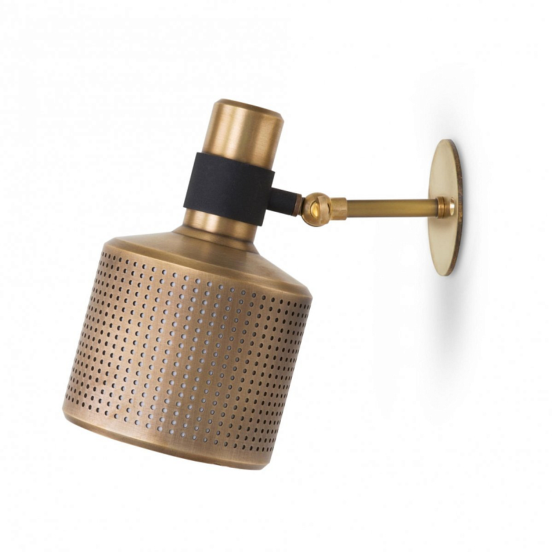 Бра Bert Frank Riddle Single Wall Light Латунь Черный Бра Bert Frank Riddle Single Wall Light Латунь Черный в Костроме | Loft Concept