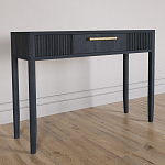 Элегантная Консоль Primo с выдвижным ящиком Черный дуб варинант исполнения - 2 | Loft Concept в Костроме