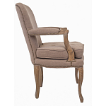 Кресло Aubrey Classical Armchair brown flax варинант исполнения - 1 | Loft Concept в Костроме