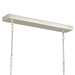 Люстра серебряная из пересекающихся прямоугольных элементов Intersecting Rectangles варинант исполнения - 3 | Loft Concept в Костроме