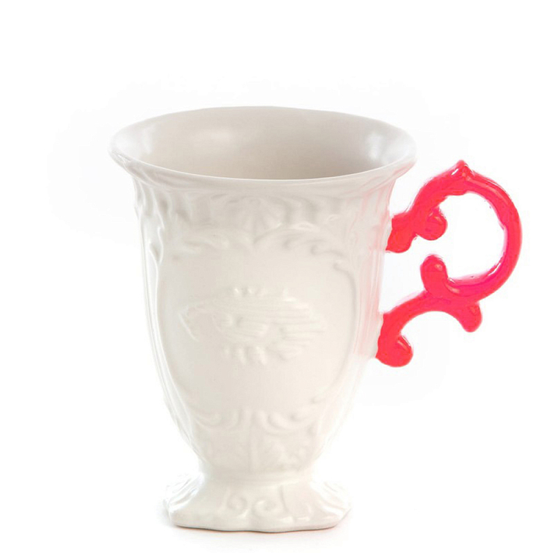 Кружка Seletti I-Mug Fuchsia Белый Фуксия Кружка Seletti I-Mug Fuchsia Белый Фуксия в Костроме | Loft Concept
