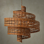 Люстра фактурная в виде спирали Enveloping Art варинант исполнения - 4 | Loft Concept в Костроме