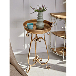 Столик приставной на фигурном подножии Magnificent Century варинант исполнения - 5 | Loft Concept в Костроме