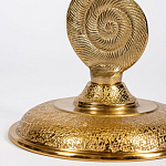 Кофейный стол из металла с круглой столешницей Table Gold Metal варинант исполнения - 3 | Loft Concept в Костроме