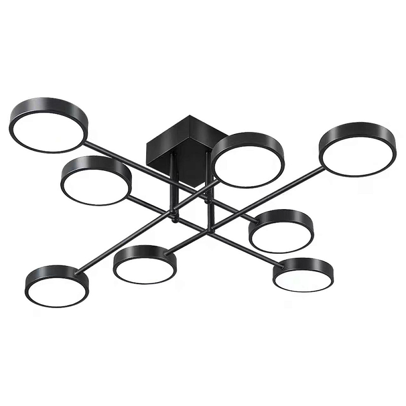 Потолочный светильник светодиодный черный Bendik Lighting Белый Черный Потолочный светильник светодиодный черный Bendik Lighting Белый Черный в Костроме | Loft Concept