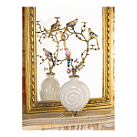 Подсвечник с декором из птиц на ветвях Birds of Paradise варинант исполнения - 4 | Loft Concept в Костроме