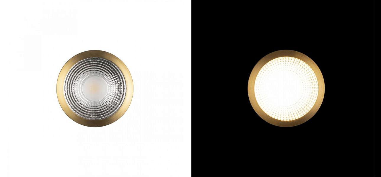 Светильник потолочный Top View Gold 35 см Светильник потолочный Top View Gold 35 см - Loft-Concept в Костроме