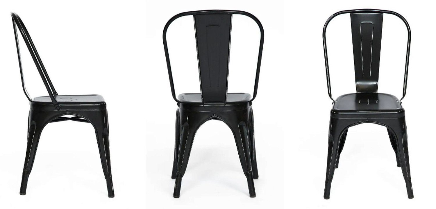 Стул Tolix black Стул Tolix black - Loft-Concept в Костроме