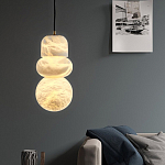 Подвесной светильник с фигурными плафонами Stone Triad варинант исполнения - 3 | Loft Concept в Костроме