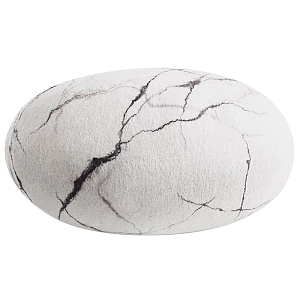 Пуф Белый Мрамор