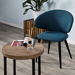 Стол журнальный круглый в стиле лофт Urban Style Space 2 варинант исполнения - 3 | Loft Concept в Костроме