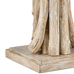 Настольная лампа с каркасом в виде веток деревьев с абажуром из ткани Natural Driftwood варинант исполнения - 2 | Loft Concept в Костроме