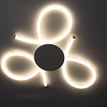 Люстра белого цвета с тремя изогнутыми светодиоидными плафонами Luke Lampco Tracer Lamp варинант исполнения - 2 | Loft Concept в Костроме