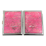 Портсигар с газовой зажигалкой из натурального камня Родонит Stone Cigarettes Cases варинант исполнения - 7 | Loft Concept в Костроме