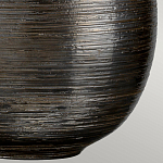 Настольная лампа с круглым фарфоровым основанием ручной работы с покрытием глазурью и белым абажуром из искусственного шелка Elstead Lighting варинант исполнения - 5 | Loft Concept в Костроме