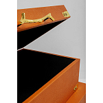 Комплект оранжевых чемоданов Golden Twigs варинант исполнения - 3 | Loft Concept в Костроме