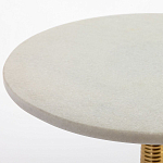 Кофейный стол с белой столешницей из мрамора Table White Marble варинант исполнения - 1 | Loft Concept в Костроме