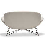 Дизайнерский двухместный диван Gio Ponti D.157.6  - DUE FOGLIE Sofa варинант исполнения - 5 | Loft Concept в Костроме