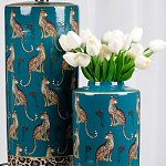 Ваза фарфоровая с крышкой Leopard Ccollection варинант исполнения - 4 | Loft Concept в Костроме