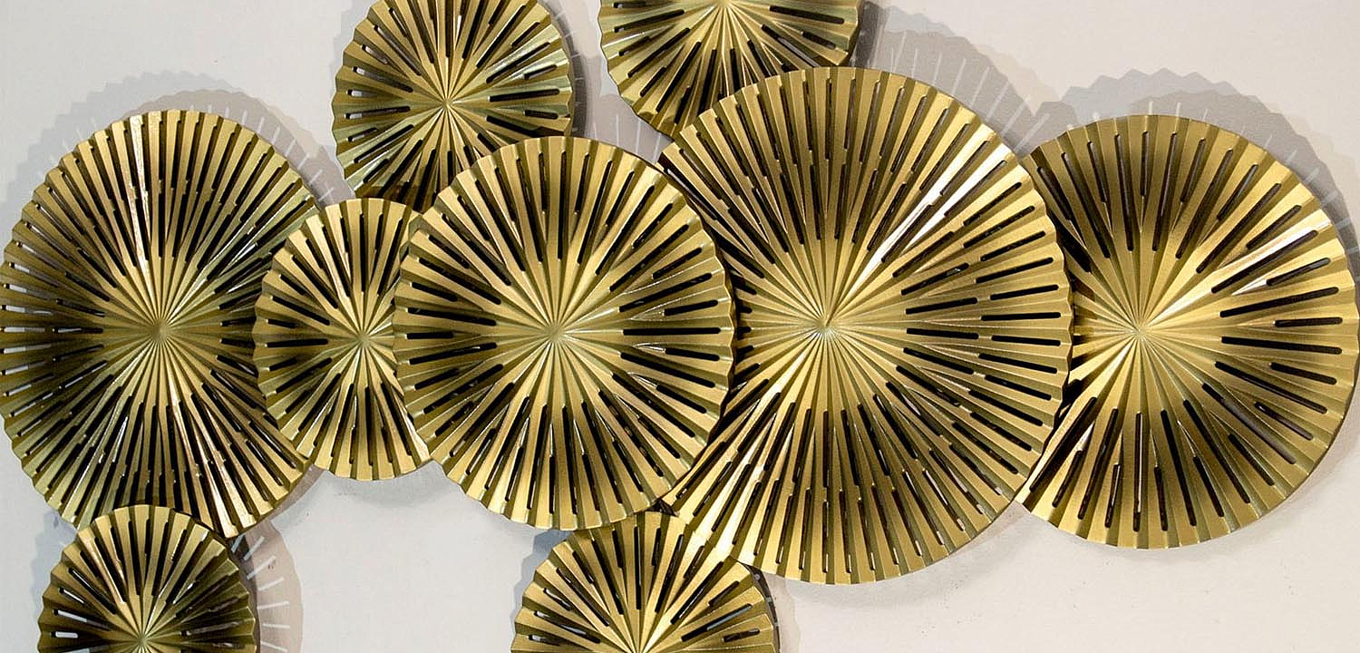 Арт-объект Apollo Brown and Gold Wall Plaque Disc gap 9 Арт-объект Apollo Brown and Gold Wall Plaque Disc gap 9 - Loft-Concept в Костроме