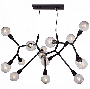 Люстра Polygon Chandelier 15 Black