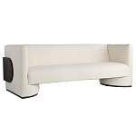 Трехместный диван Florida Sofa  с элегантным деревянным декором  варинант исполнения - 1 | Loft Concept в Костроме