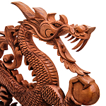 Панно из дерева дракон Panel With Animals варинант исполнения - 2 | Loft Concept в Костроме