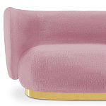 Диван с обивкой из искусственного меха Ambrose Soft Sofa варинант исполнения - 4 | Loft Concept в Костроме