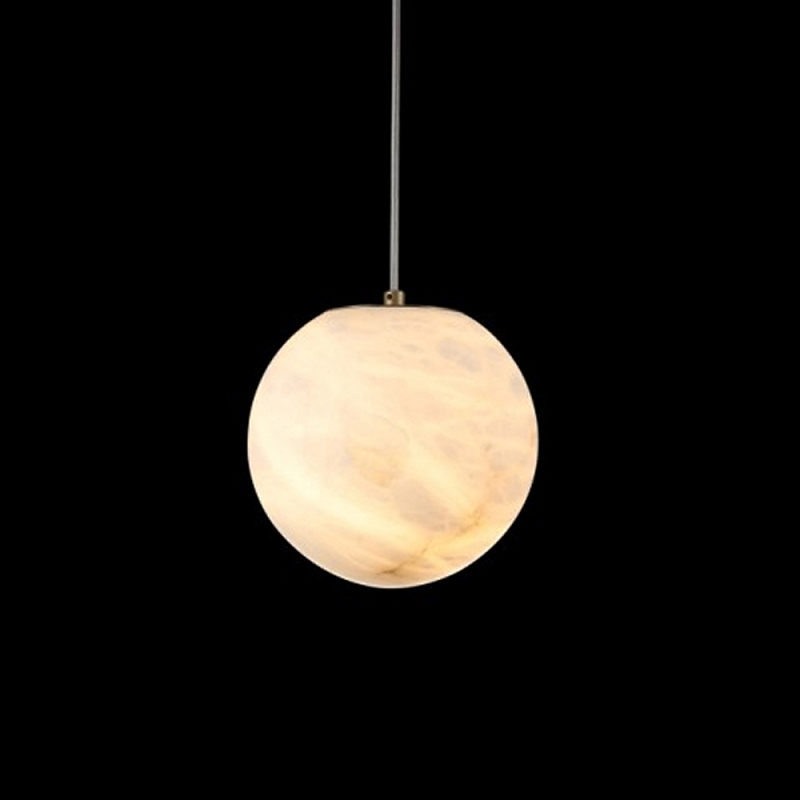 Люстра подвесная с сферическими плафономи из натурального камня Glowing Spheres Латунь Белый Люстра подвесная с сферическими плафономи из натурального камня Glowing Spheres Латунь Белый в Костроме | Loft Concept