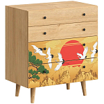 Комод с принтом на ящиках Elise Chest of Drawers варинант исполнения - 16 | Loft Concept в Костроме