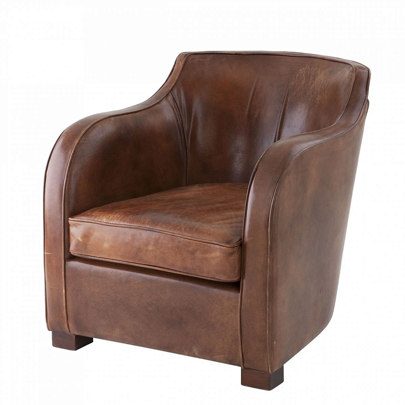 Кресло Eichholtz Chair Berkshire Коричневый Кресло Eichholtz Chair Berkshire Коричневый в Костроме | Loft Concept