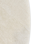 Стол обеденный с круглой столешницей из керамики на четырех черных ножках Sand Ceramics варинант исполнения - 3 | Loft Concept в Костроме