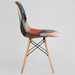 Стул с обивкой в технике пэчворк DSW варинант исполнения - 3 | Loft Concept в Костроме