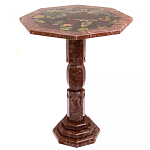 Кофейный стол из натуральных камней Лемезит и Яшма Natural Stone Tables варинант исполнения - 7 | Loft Concept в Костроме