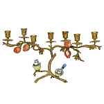 Бронзовый подсвечник на 7 свечей Eden Garden варинант исполнения - 1 | Loft Concept в Костроме