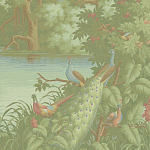 Обои ручная роспись Le Brésil Pastel варинант исполнения - 1 | Loft Concept в Костроме