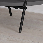 Стол приставной с 2-мя круглыми столешницами цвета антрацит ESSEL SIDE TABLE ANTHRACITE варинант исполнения - 2 | Loft Concept в Костроме