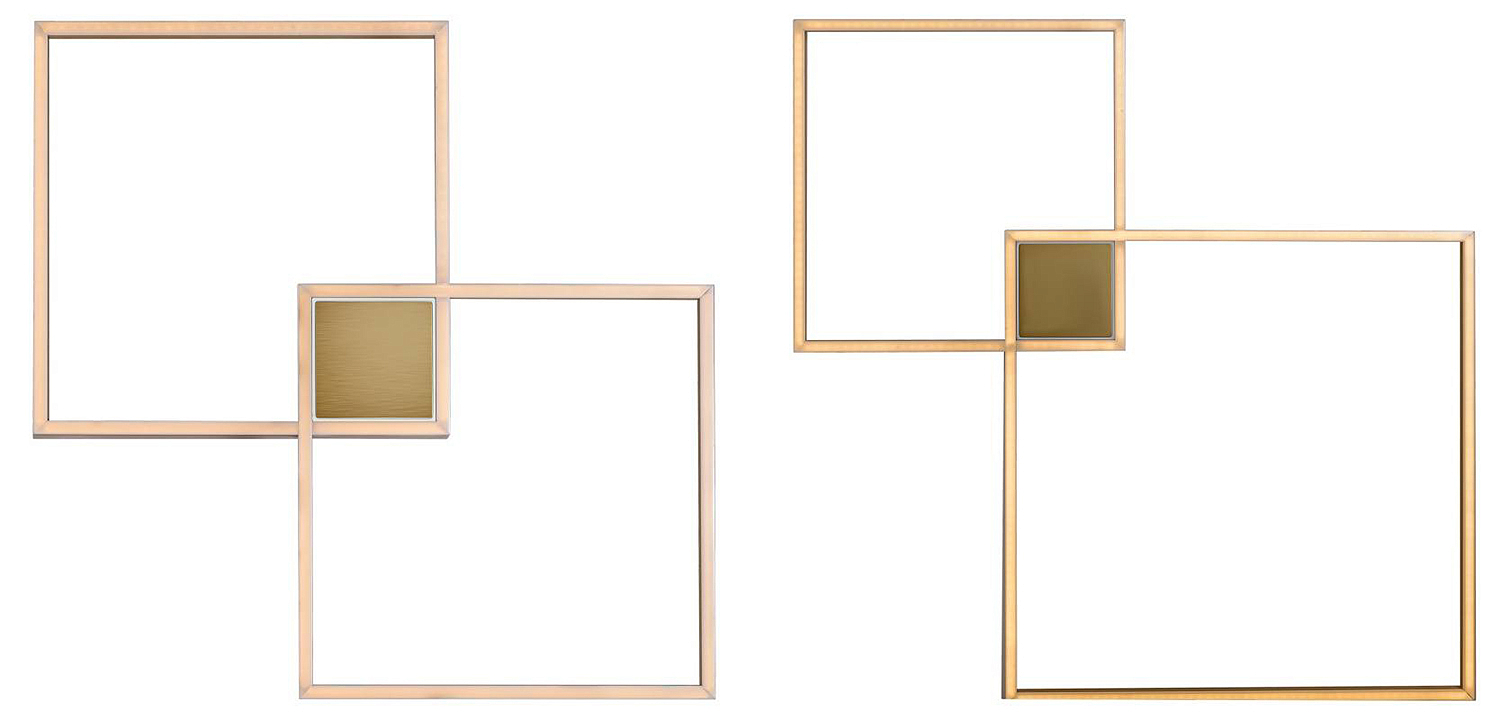 Потолочный светильник Squares Geometrical Shape Ceiling Light Потолочный светильник Squares Geometrical Shape Ceiling Light - Loft-Concept в Костроме