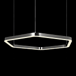 Люстра подвесная светодиодная в форме шестиугольника Диаметр 100 см Hexagon Horizontal варинант исполнения - 4 | Loft Concept в Костроме