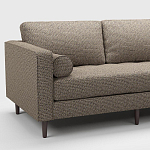 Мебельная ткань Шенилл коричневый цвет 142 см T4-54 варинант исполнения - 5 | Loft Concept в Костроме