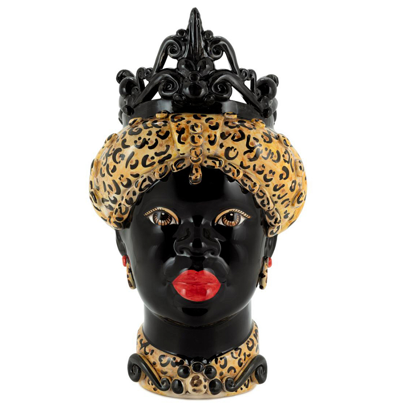 Ваза Abhika VASE MORO LADY MEDIUM Коричневый Ваза Abhika VASE MORO LADY MEDIUM Коричневый в Костроме | Loft Concept