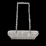 Люстра овальная с каскадом из прозрачного хрусталя Constant Sparks варинант исполнения - 3 | Loft Concept в Костроме