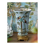 Ваза из фарфора с бронзовыми элементами Tropical Garden варинант исполнения - 6 | Loft Concept в Костроме