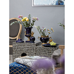 Менажница темно-синяя фарфоровая с бронзовой фигуркой ангела Eden Garden варинант исполнения - 6 | Loft Concept в Костроме