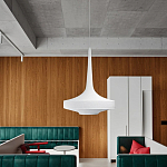 Подвесной вязаный белый светильник «Лампа Марракеша» варинант исполнения - 4 | Loft Concept в Костроме