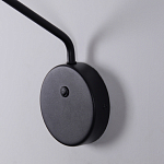 Бра с длинным чёрным металлическим каркасом Bendik Lighting варинант исполнения - 6 | Loft Concept в Костроме