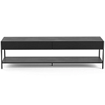 ТВ-тумба из металла с 2-мя ящиками Kelsey Metal TV Stand варинант исполнения - 1 | Loft Concept в Костроме