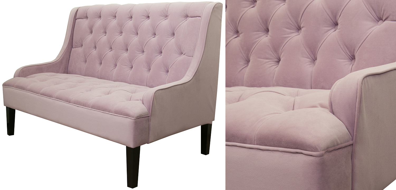 Диван Folket Sofa velour pink Диван Folket Sofa velour pink - Loft-Concept в Костроме
