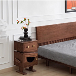 Тумбочка прикроватная с ящиком и дверцей Робот Robot Desk варинант исполнения - 8 | Loft Concept в Костроме